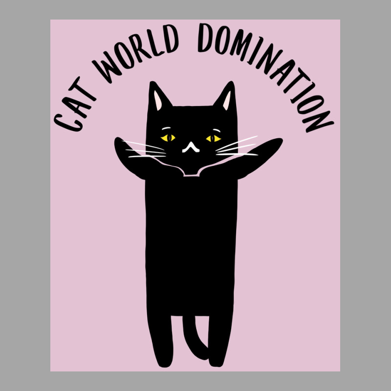 Cat World Domination Poster Hipster Men's Polo Shirt by irokwegneemt | Artistshot