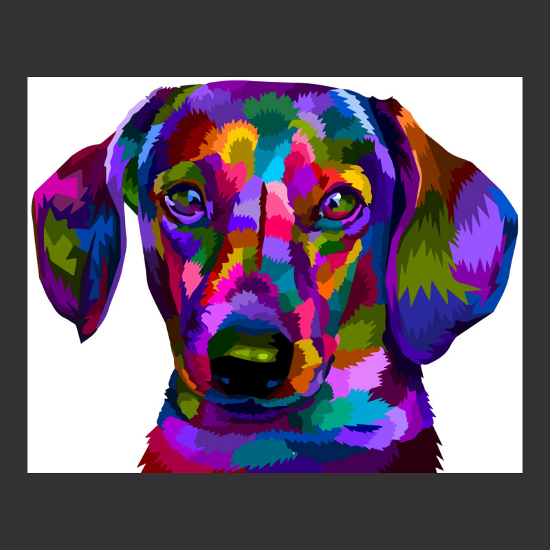 Colorful Daschund Pop Art Poster Nature Vintage Hoodie | Artistshot