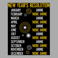 Funny Kawaii Anime Animation Love New Years Resolution 2022 Poster Gir T-shirt | Artistshot