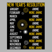 Funny Kawaii Anime Animation Love New Years Resolution 2022 Poster Gir Hoodie & Jogger Set | Artistshot