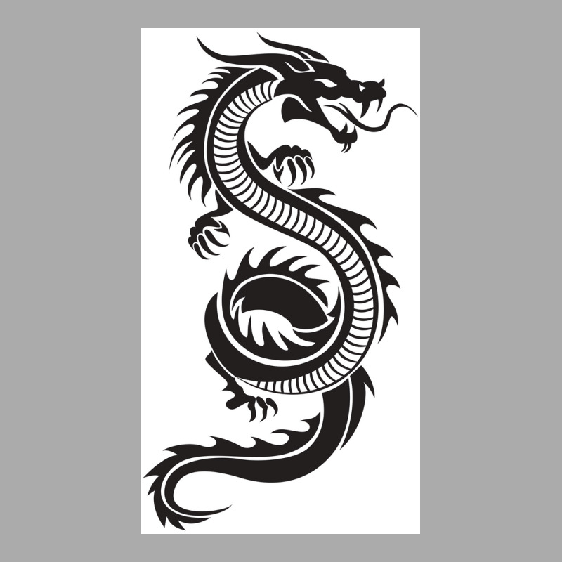 Chinese Dragon Black And White Poster Love T-shirt | Artistshot