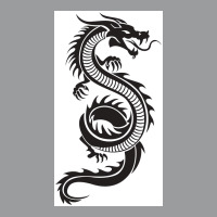 Chinese Dragon Black And White Poster Love Classic T-shirt | Artistshot