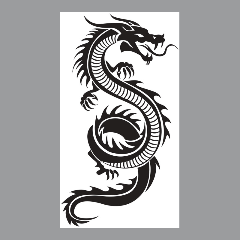 Chinese Dragon Black And White Poster Love Classic T-shirt | Artistshot