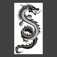 Chinese Dragon Black And White Poster Love Vintage T-shirt | Artistshot