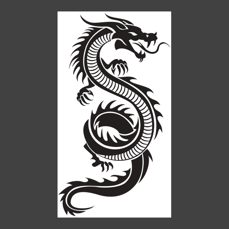 Chinese Dragon Black And White Poster Love Vintage T-shirt | Artistshot