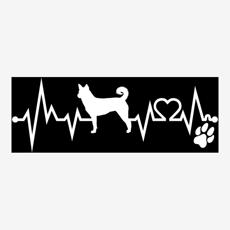 Canaan Dog Dog Heartbeat Ekg I Love My Canaan Dog Dog Lovers Nurse Dog Graphic T-shirt | Artistshot