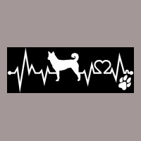 Canaan Dog Dog Heartbeat Ekg I Love My Canaan Dog Dog Lovers Nurse Dog Vintage Short | Artistshot