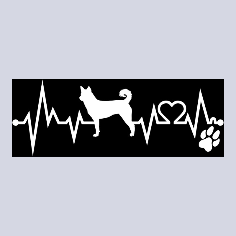 Canaan Dog Dog Heartbeat Ekg I Love My Canaan Dog Dog Lovers Nurse Dog Fleece Short | Artistshot