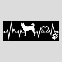 Canaan Dog Dog Heartbeat Ekg I Love My Canaan Dog Dog Lovers Nurse Dog Men's Polo Shirt | Artistshot