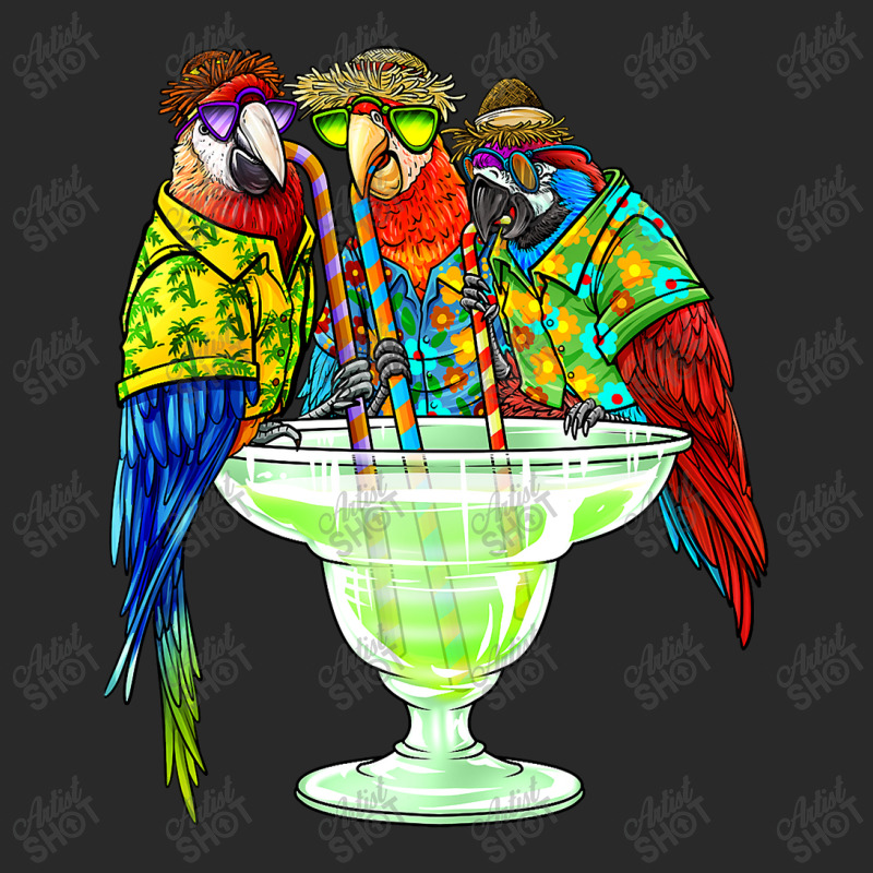 Parrots Drinking Margarita Hawaiian  Vacation Birds Printed hat by thuhuong | Artistshot