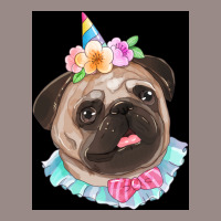 Cute Pug Dog Poster Aesthetic Vintage T-shirt | Artistshot