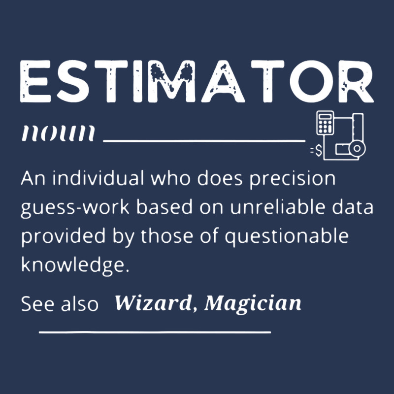 Estimator Definition, Funny Quote Job Titles For Men Women Ladies Denim Jacket by JoelJBerghoff | Artistshot