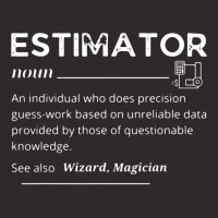 Estimator Definition, Funny Quote Job Titles For Men Women Racerback Tank | Artistshot