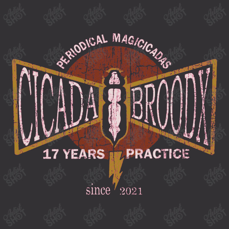 Periodical Magicicada Brood X   Cicadas Vintage Hoodie | Artistshot