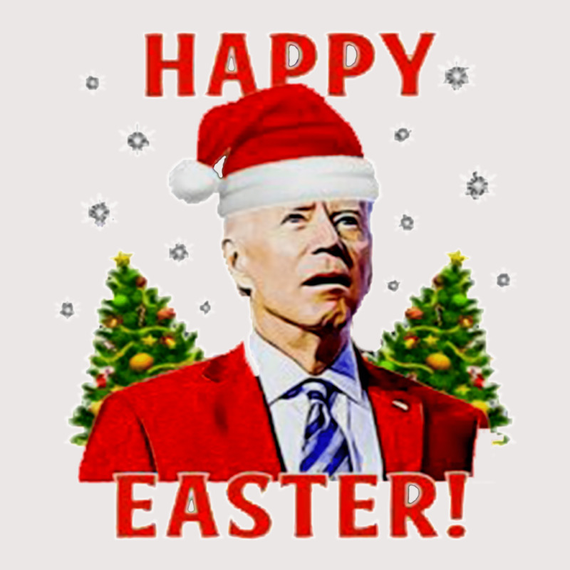 Funny Joe Biden Confused Happy Easter   Aesthetic Pocket T-shirt | Artistshot