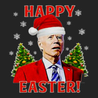 Funny Joe Biden Confused Happy Easter   Aesthetic 3/4 Sleeve Shirt | Artistshot