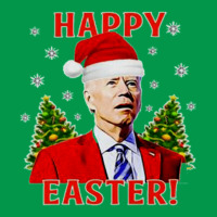 Funny Joe Biden Confused Happy Easter   Aesthetic Crewneck Sweatshirt | Artistshot