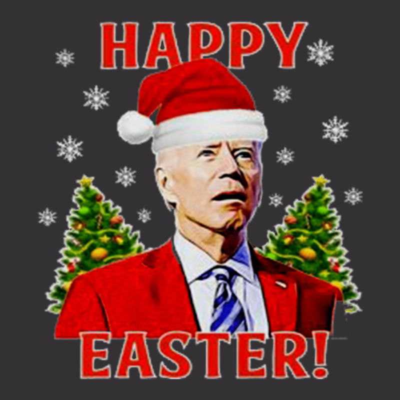 Funny Joe Biden Confused Happy Easter   Aesthetic Vintage Hoodie And Short Set | Artistshot