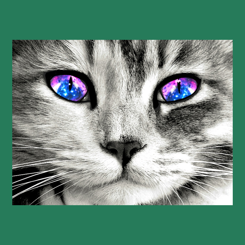 Galaxy Cat Eyes Poster Tumblr T-shirt | Artistshot