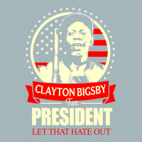 Clayton Bigsby For President Let That Hate Out Team S New   Green Unisex Sherpa-lined Denim Jacket | Artistshot