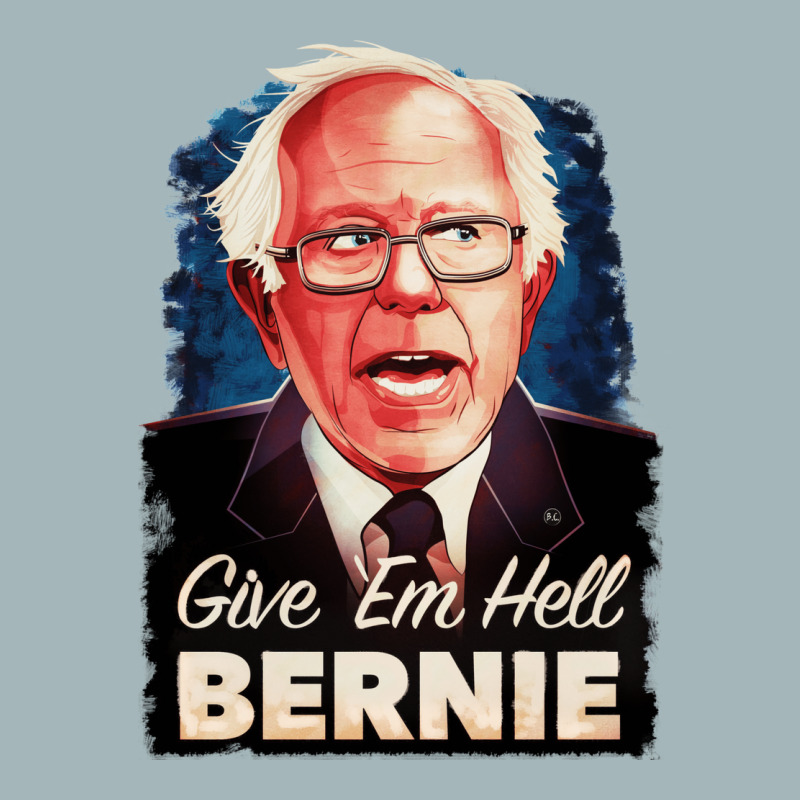 Give Em Hell Bernie   80s Unisex Sherpa-lined Denim Jacket | Artistshot