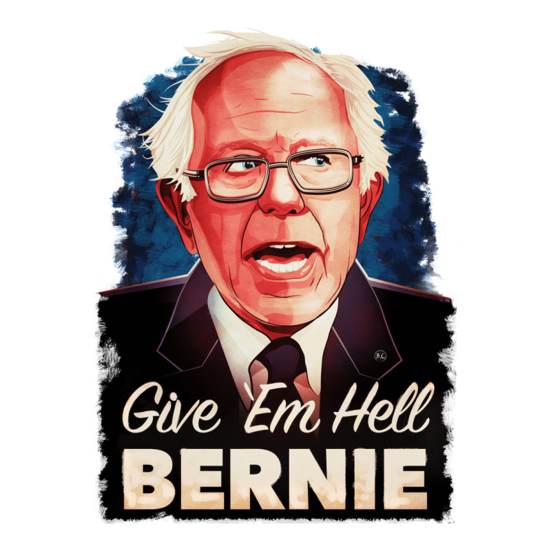 Give Em Hell Bernie   80s 3/4 Sleeve Shirt | Artistshot