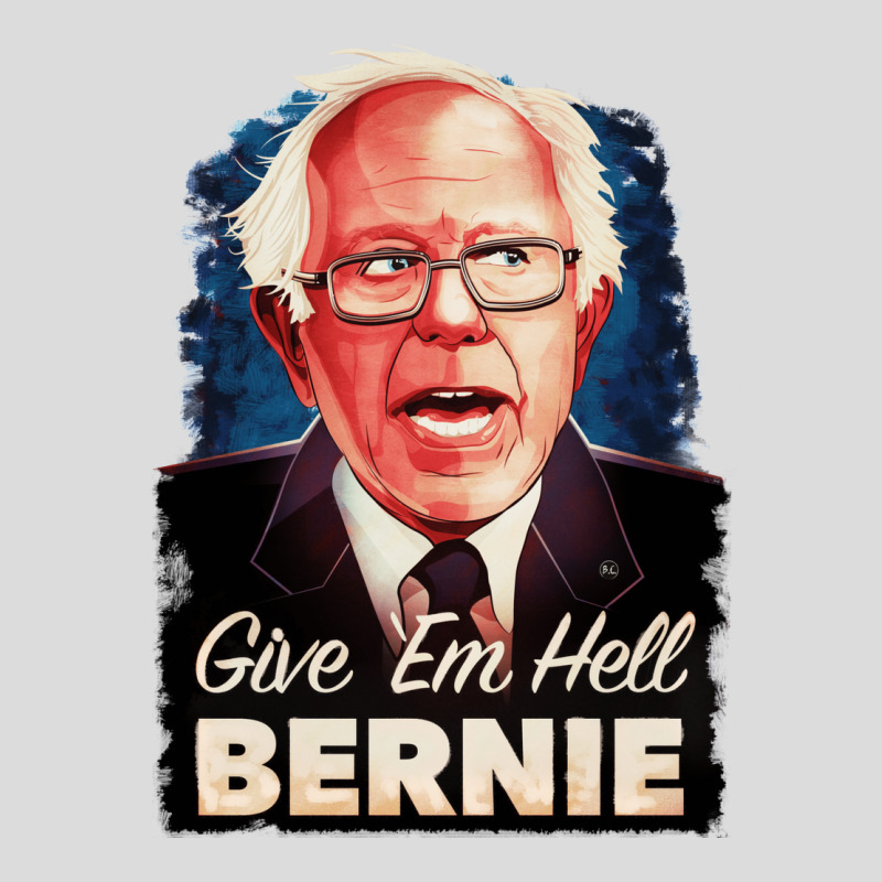 Give Em Hell Bernie   80s Men's Polo Shirt | Artistshot