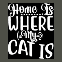 Home Where My Cat Is Cat Lover Cat Mom Funny Quotes Gifts Poster 80s Fleece Short | Artistshot