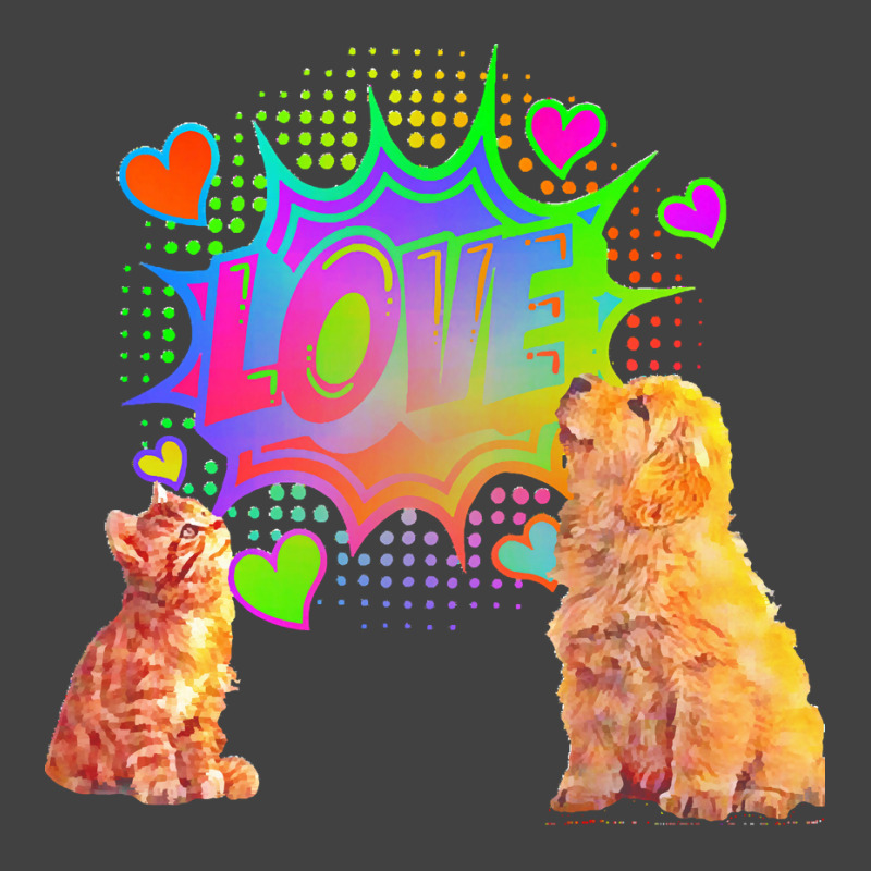 Colourful Pet Love T  Shirt Sharing The Loves T  Shirt Vintage T-shirt | Artistshot