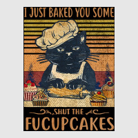 I Just Baked You Some Shut The Fucupcakes Funny Black Cat Lover Retro Hoodie & Jogger Set | Artistshot