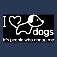 I Love Dogs Itx27s People Who Annoy Me Poster Hippie Men Denim Jacket | Artistshot