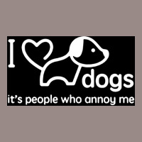 I Love Dogs Itx27s People Who Annoy Me Poster Hippie Vintage T-shirt | Artistshot