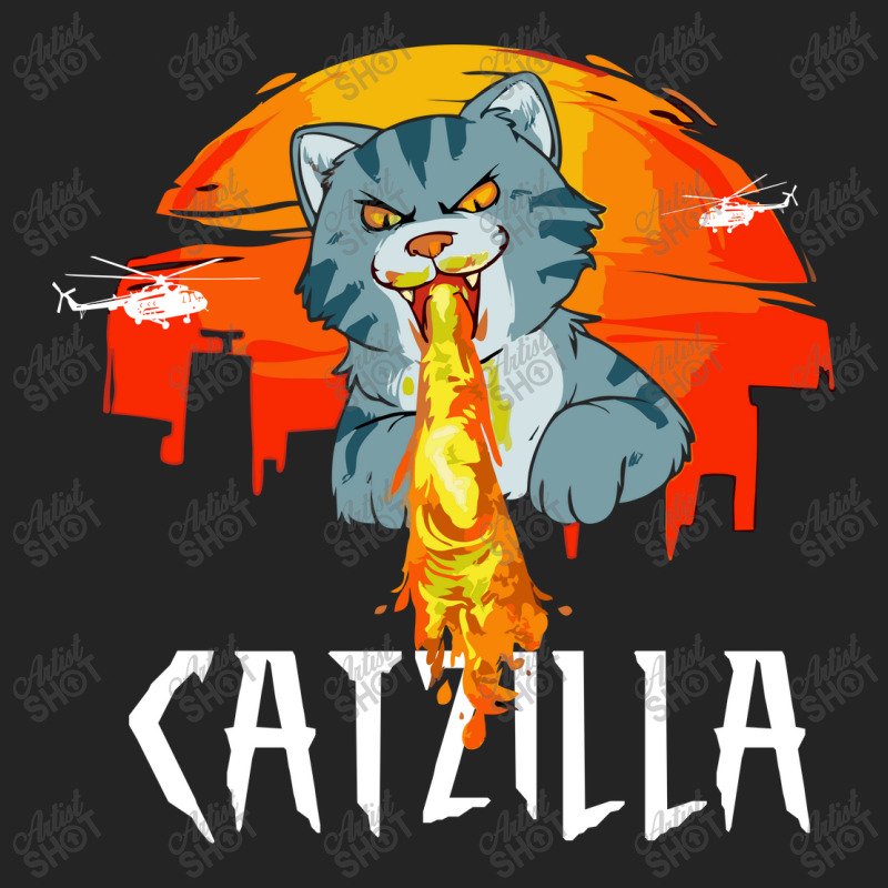 Catzilla 3/4 Sleeve Shirt | Artistshot