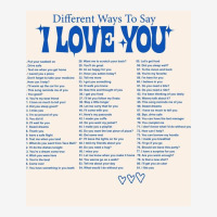 Different Ways To Say I Love You Mousepad | Artistshot