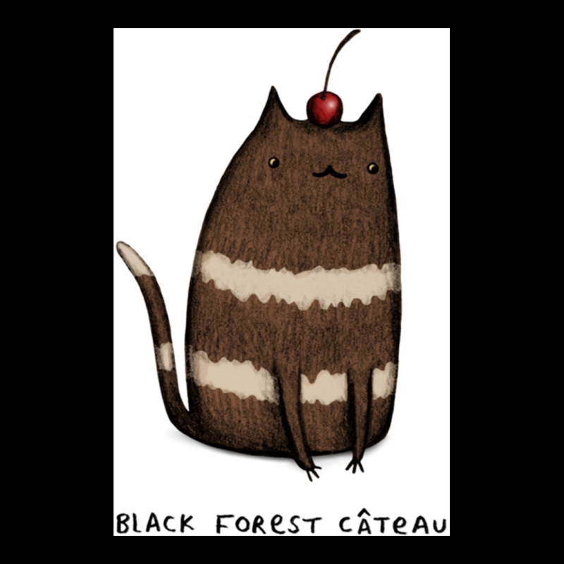 Black Forest Cteau Cap Poster Red V-neck Tee | Artistshot