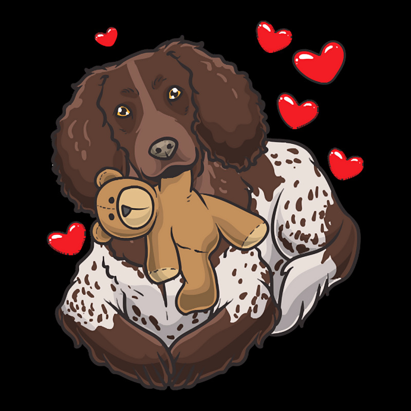 Soft Toy T  Shirt German Spaniel With Stuffed Animal And Hearts T  Shi Pocket T-shirt | Artistshot