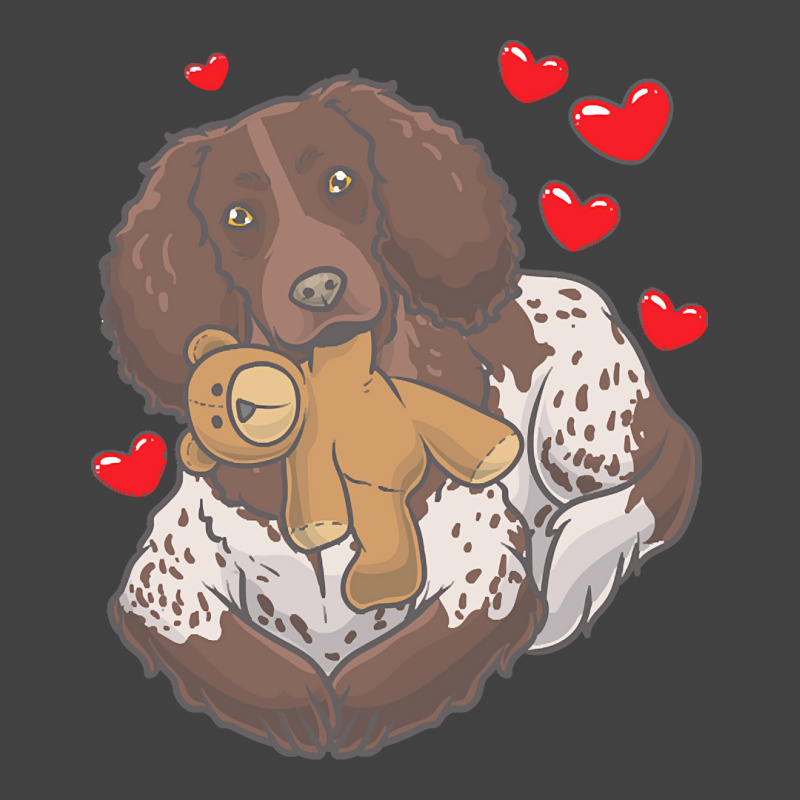 Soft Toy T  Shirt German Spaniel With Stuffed Animal And Hearts T  Shi Vintage T-shirt | Artistshot