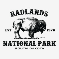 Badlands National Park South Dakota American Bison Souvenir Scorecard Crop Tee | Artistshot