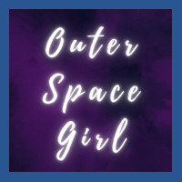 Outer Space Girl Purple V3 Poster 80s T-shirt | Artistshot