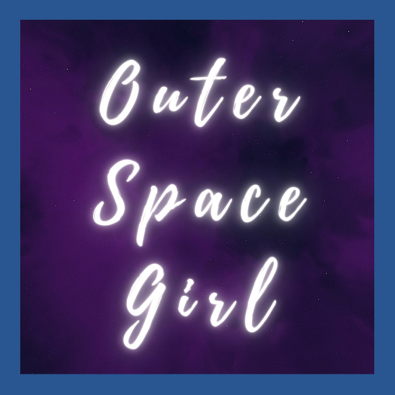 Outer Space Girl Purple V3 Poster 80s T-shirt | Artistshot