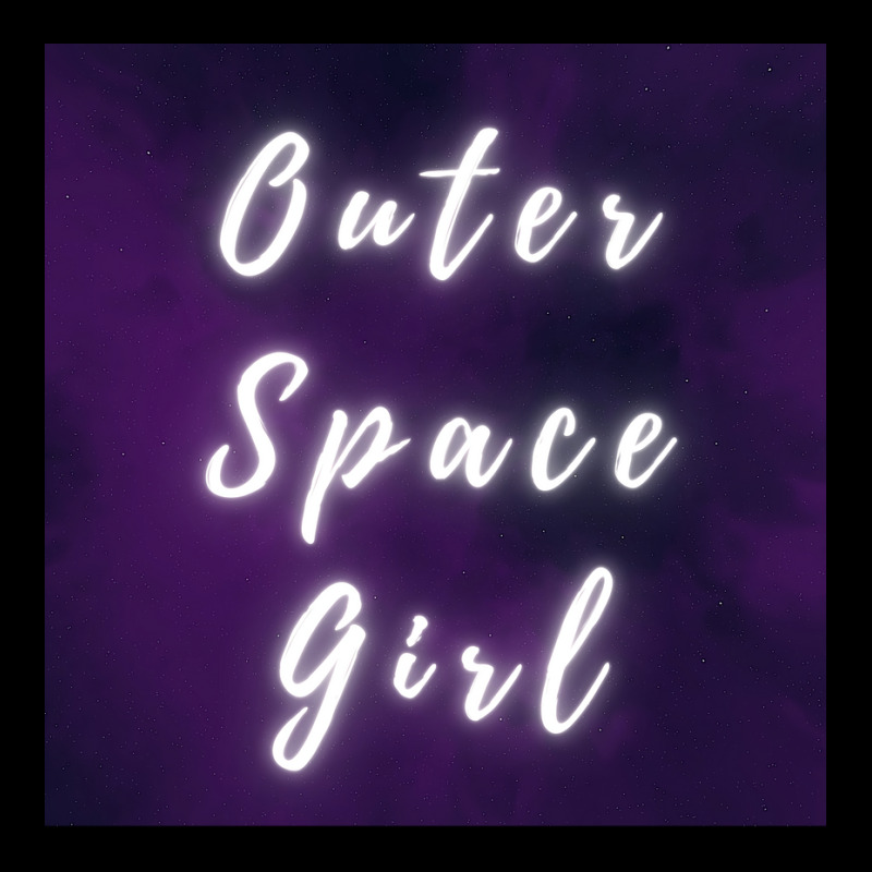 Outer Space Girl Purple V3 Poster 80s Fleece Short | Artistshot