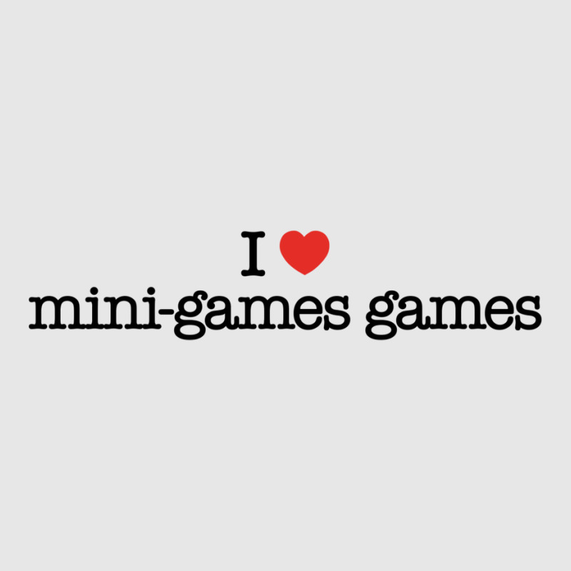 I Love Minigames Games Gaming Classic Tshirt Girl Hoodie & Jogger Set | Artistshot