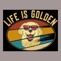 Retro Golden Retriever Life Is Golden Poster Vintage Short | Artistshot