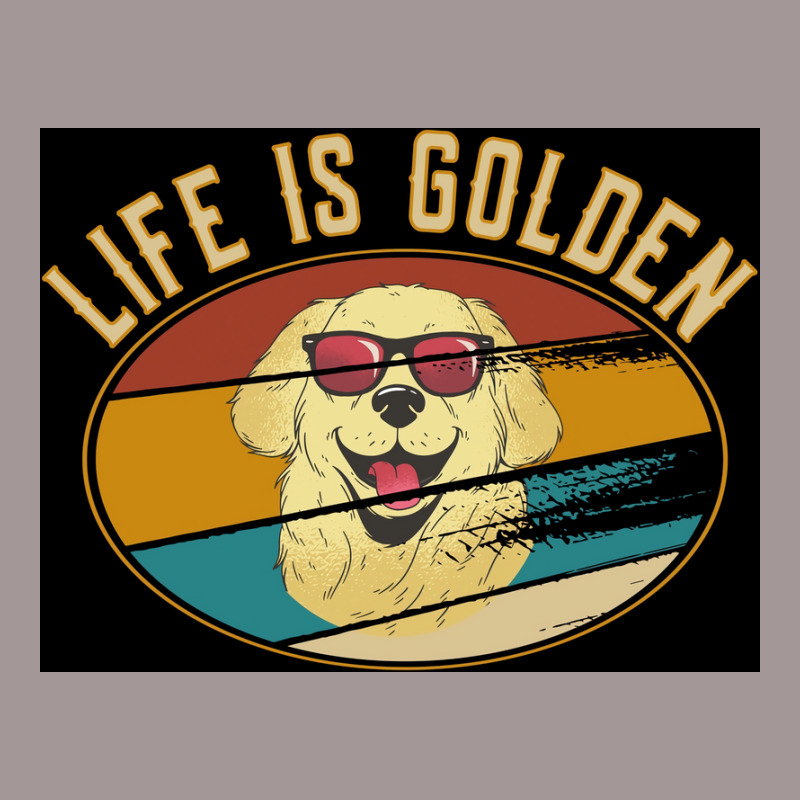 Retro Golden Retriever Life Is Golden Poster Vintage Short | Artistshot