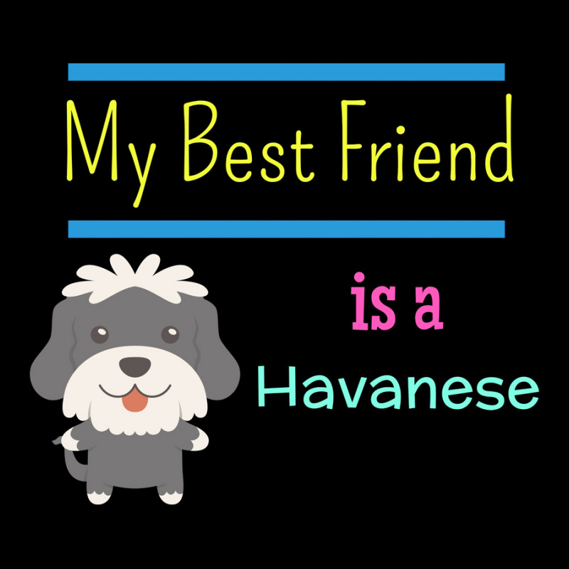 My Best Friend Is A Havanese Poster Funny Gift Pocket T-shirt | Artistshot