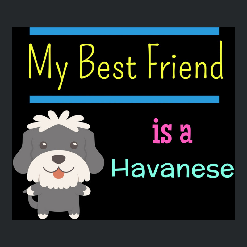 My Best Friend Is A Havanese Poster Funny Gift Crewneck Sweatshirt | Artistshot