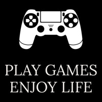 Play Games Enjoy Life V2 Blue Active Tshirt Summer Lightweight Hoodie | Artistshot