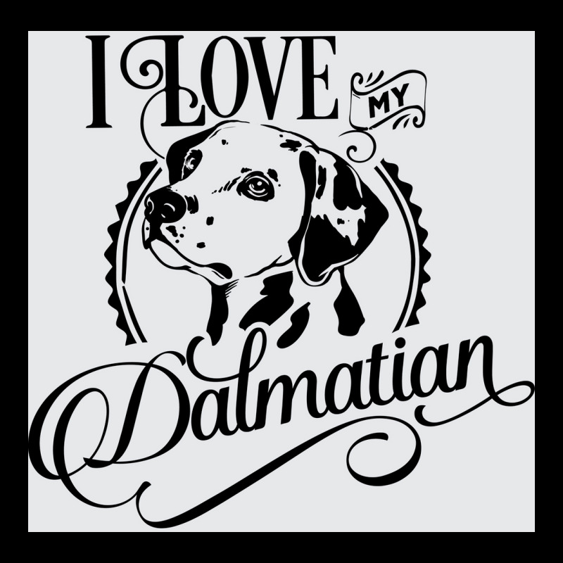 I Love My Dalmatian Dog Lovers Poster Aesthetic Adjustable Cap by allaxcharded | Artistshot