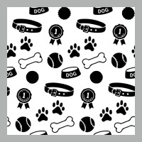 Seamless Pattern With Dog S Poster Boy Zipper Hoodie | Artistshot