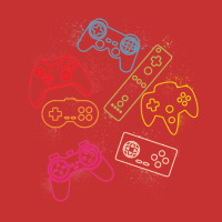 Retro Game Controller Collage Video Gamer Design Classic Tshirt Quote V-neck Tee | Artistshot